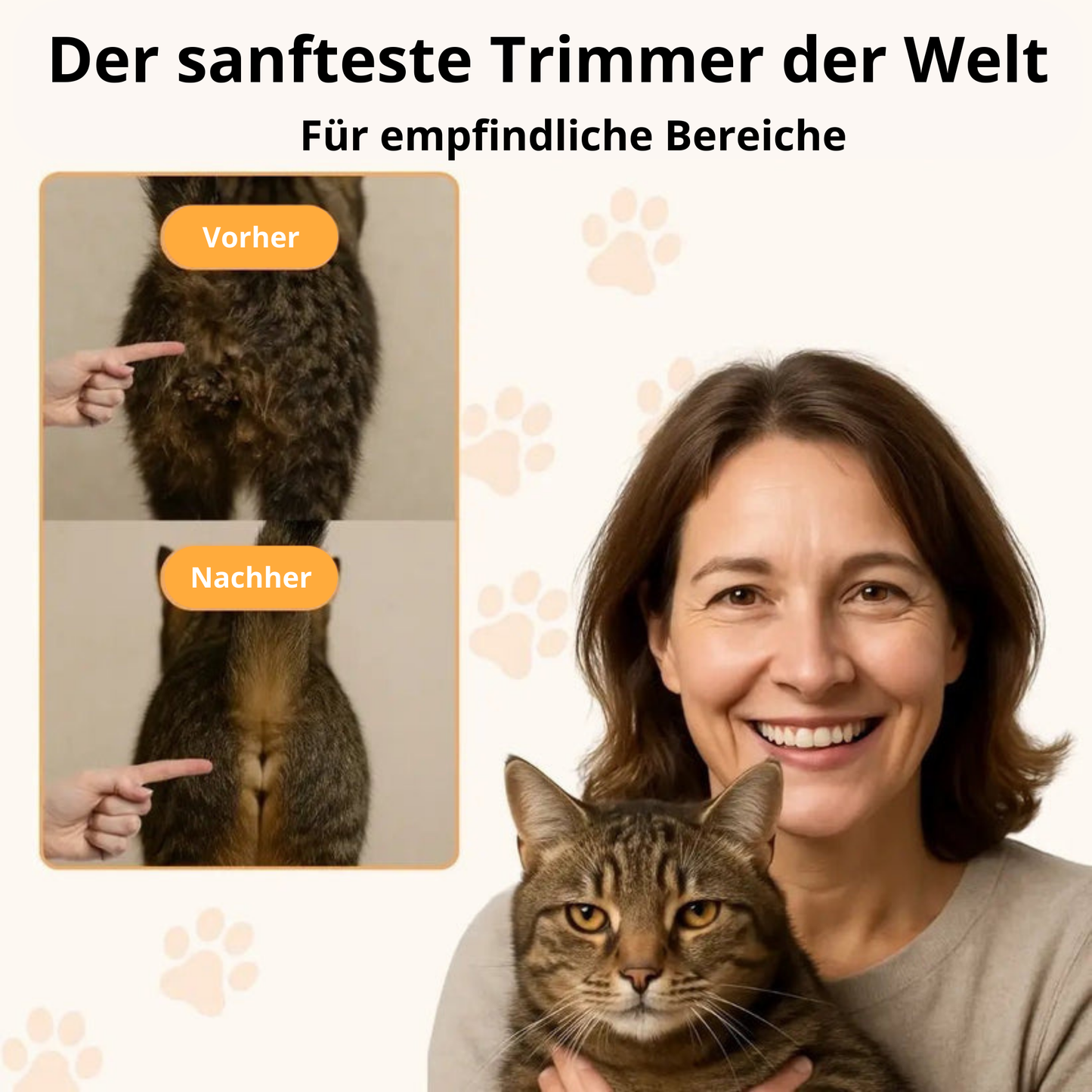 Miaucare™ – Präzisionstrimmer für Katzen