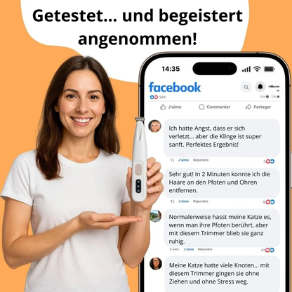 Miaucare™ – Präzisionstrimmer für Katzen